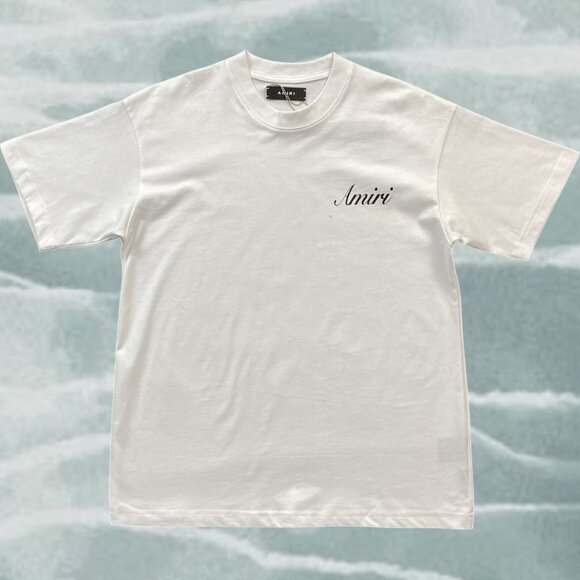 Amiri Men's White Short Sleeve - Picture 1 of 4